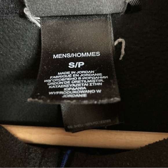 North Face Black Fleece with Blue Embroidery Logo, Size S - Picture 5 of 6